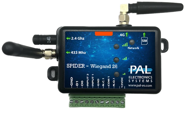 Moduł GSM/WiFi do bramy szlabanu Spider - Wiegand 26